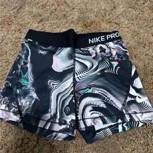 Nike Pro Swirl Pattern Shorts